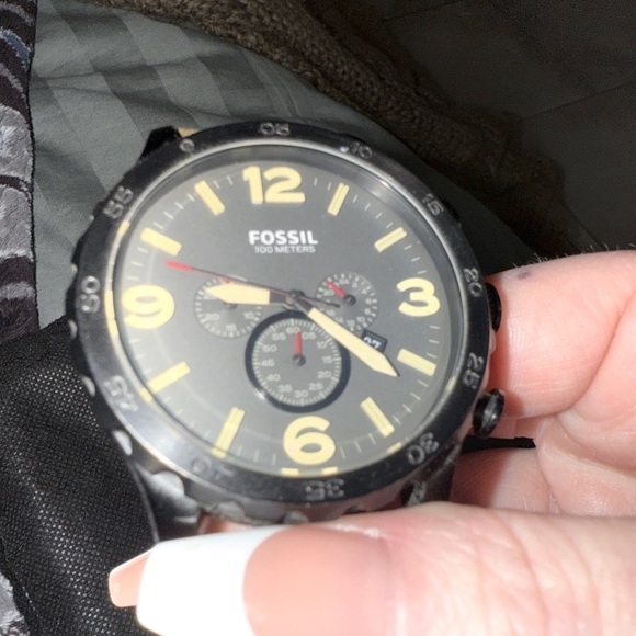 Fossil Watch Nate JR1487 Men's BROWN - Picture 8 of 10